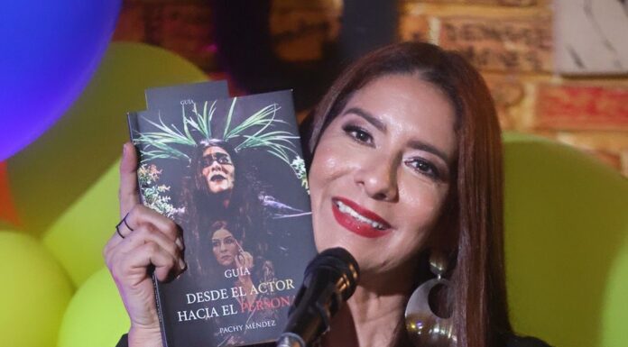 Pachy Méndez presenta su primer libro “Desde el actor hacia el personaje”