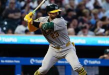 Langeliers eleva a Atléticos en Seattle con doble en la décima