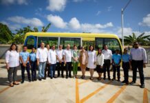 Raquel Peña inaugura nuevas escuelas y activa rutas del transporte estudiantil en Hermanas Mirabal