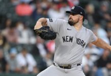 Rodón y grand slam de Grisham llevan a Yankees a su sexta victoria al hilo