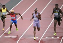 Alexander Ogando clasifica a la final de los 200 metros en el Campeonato Mundial de atletismo