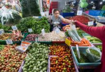 Familias y mujeres que venden vegetales a hoteles