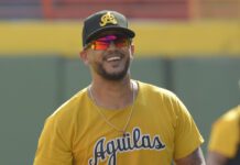 Juan Lagares muestra liderazgo y coraje como capitán aguilucho
