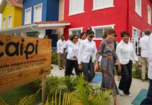 Vicepresidenta Raquel Peña entrega nuevo Caipi en Guerra y escuela básica en Villa Altagracia