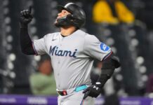 Ramírez conecta jonrón y remolca tres en victoria de Marlins sobre Rockies