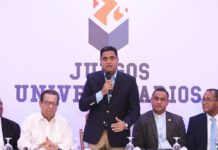 Ministro Kelvin Cruz anuncia el rescate de los Juegos Deportivos Universitarios 2025