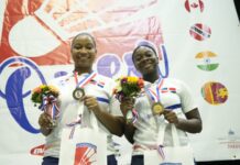 República Dominicana gana oro y plata en dobles femenino en el Santo Domingo Open Internacional de Bádminton 2025