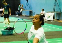 Yonatan Linarez y Nairoby Abigail Jiménez salen triunfantes en inicio Open Internacional de Bádmintod