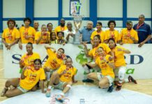 Águilas de Guachupita conquistan tercer título seguido en torneo nacional femenino