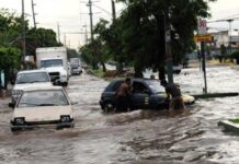 Santo Domingo ahogado en sistema obsoleto drenaje