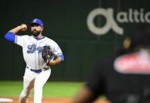 Valdez lanza en grande; Licey vence a Gigantes en el Quisqueya