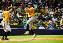 A ritmo de 15 ponches, Águilas blanquean al Licey y extienden su racha a cinco triunfos seguidos