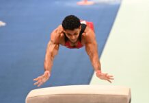Wilfry Manuel García, bronce en salto gimnasia artística
