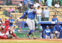 Leyba, Núñez y Rojas Jr. lideran triunfo de Licey sobre Escogido