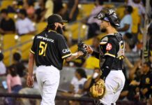 Con pitcheo y bateo oportuno, Águilas Cibaeñas vencen a Gigantes