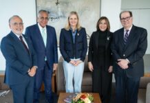 Carolina invita a presidenta del Comité Olímpico Internacional a Juegos Centroamericanos y del Caribe 2026