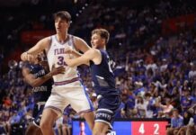 Rioux, de 2,36 metros, se convierte en el baloncestista más alto en la historia de la NCAA