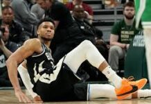 Antetokounmpo sufre una lesión leve en la ingle y solo será baja de una a dos semanas