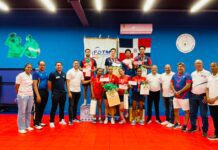 Ramón Vila y Esmerlin Castro, campeones nacionales superiores Tenis de Mesa