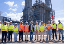 Ministro Joel Santos supervisa avances de la planta de ciclo combinado “Energía 2000”, que aportará 414 MW al SENI