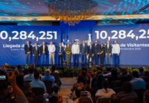 República Dominicana recibió 10.2 millones de turistas entre enero y noviembre de este año