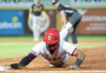 Rally de cuatro en el séptimo da triunfo al Escogido sobre Águilas en doble cartelera