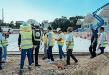 MIVED y Comité Organizador de Juegos Centroamericanos supervisan remodelación del Centro Olímpico