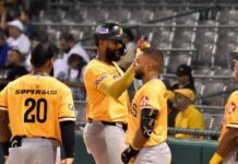 Con 11 hits y relevo de seis ceros, Águilas triunfan 8-2 sobre Estrellas