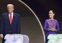 Sheinbaum afirma que la primera reunión que sostiene con Trump fue “muy bien”