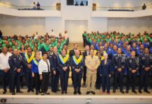 IPES gradúa 249 policías y dos miembros agregados militares