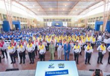 Primera dama Raquel Arbaje encabeza graduación de 1,177 nuevos técnicos del Infotep en la región Este