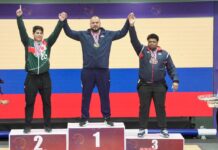 Ezequiel Germán gana tres medallas de bronce en clasificatorio pesas