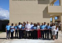 Abinader inaugura el Centro Educativo León Romilio Rodríguez Ventura que beneficia a más 300 estudiantes, tras más de una década de espera, en Las Matas de Farfán