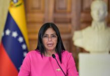 Delcy Rodríguez dice que renta petrolera será destinada al sistema de salud de Venezuela