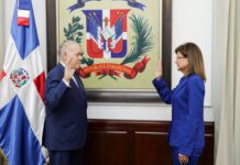 Vicepresidenta Raquel Peña juramenta a Pedro Urrutia como nuevo director de la DGII