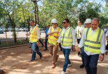 Ito Bisonó encabeza supervisión de obras para los Juegos Centroamericanos y del Caribe 2026