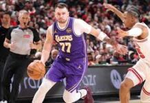 Doncic mete 46 en Chicago, Mitchell lidera a los Cavs