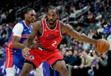 Los Clippers remontan en Detroit, los Spurs asaltan Boston y los Cavs se vengan de Wolves