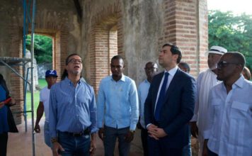 Ministro de Cultura supervisa revitalización patrimonial del antiguo ingenio de Nigua