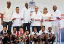 Inauguran techado multiuso del Club La Tribu de Quisqueya en La Romana, con una inversión de más de 62 millones de pesos