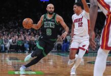 Los Celtics remontan a los Heat, los Pistons cortan la racha de los Knicks