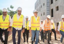 Ministro Ito Bisonó supervisa construcción Ciudad Judicial de SDO