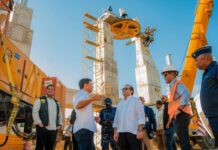 Paliza supervisa avances de Línea 3 del Teleférico SD