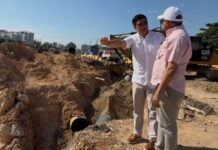 Fellito Suberví recibe trabajos aportarán mayor presión al servicio en 30 sectores del Distrito Nacional