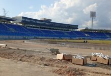 Llega material sintético para pistas del Estadio Olímpico Félix Sánchez