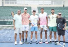 Equipo de Copa Davis RD ya se entrena para su enfrentamiento ante Letonia