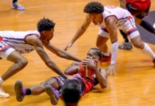 Pueblo Nuevo derrota 80-74 a Plaza Valerio en basquet de Santiago