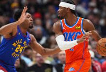 ‘SGA’ puede con Jokic, amargo aniversario de Doncic y Detroit aplasta a los Nets