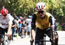 Meving Gene gana la cuarta etapa y Wilmar Paredes sigue líder en la Vuelta Ciclística Independencia