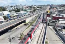 Realizan pruebas finales con carga real en la Línea 2C del Metro de Santo Domingo